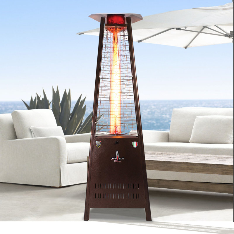 Lava Heat Capri ALine 6 foot 42,000 BTU Standing Patio Heater Wayfair